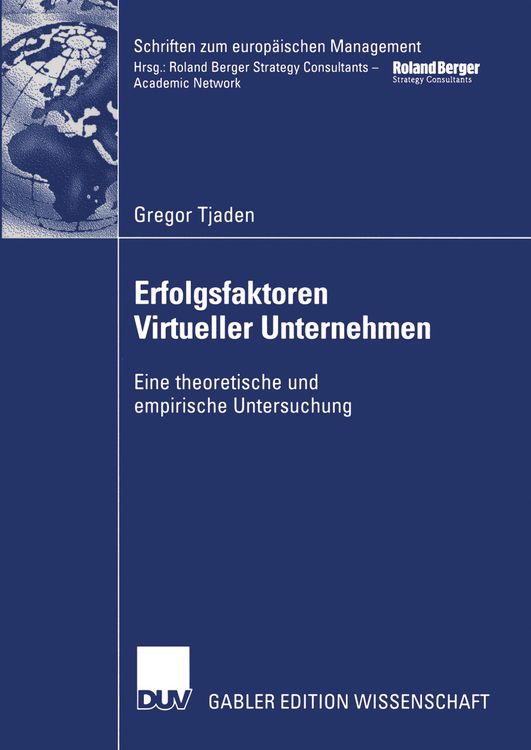 Produktbild: Erfolgsfaktoren Virtueller Unternehmen