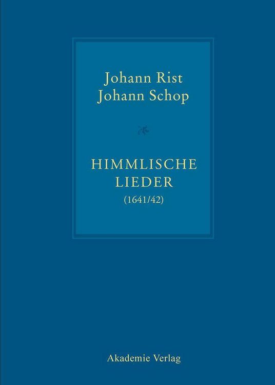 Produktbild: Himmlische Lieder (1641/42)