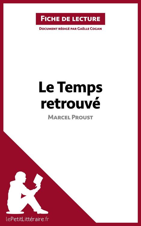 Produktbild: Le Temps retrouv&eacute; de Marcel Proust (Fiche de lecture)