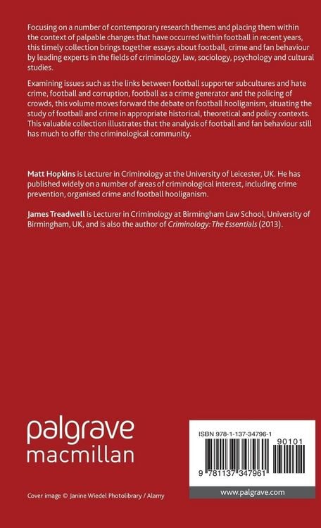 Produktbild: Football Hooliganism, Fan Behaviour and Crime
