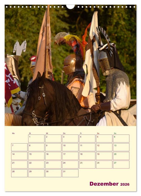 Produktbild: Spektakulum - Mittelalterliches Kalendarium (Wandkalender 2026 DIN A3 hoch), CALVENDO Monatskalender