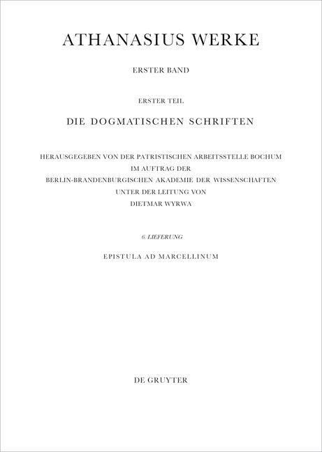 Produktbild: Epistula ad Marcellinum