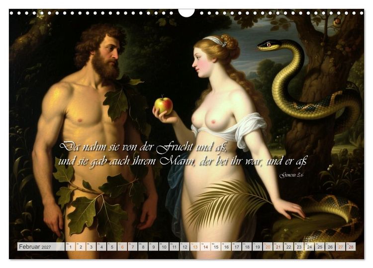Produktbild: Die Kraft der Bibel (Wandkalender 2027 DIN A3 quer), CALVENDO Monatskalender