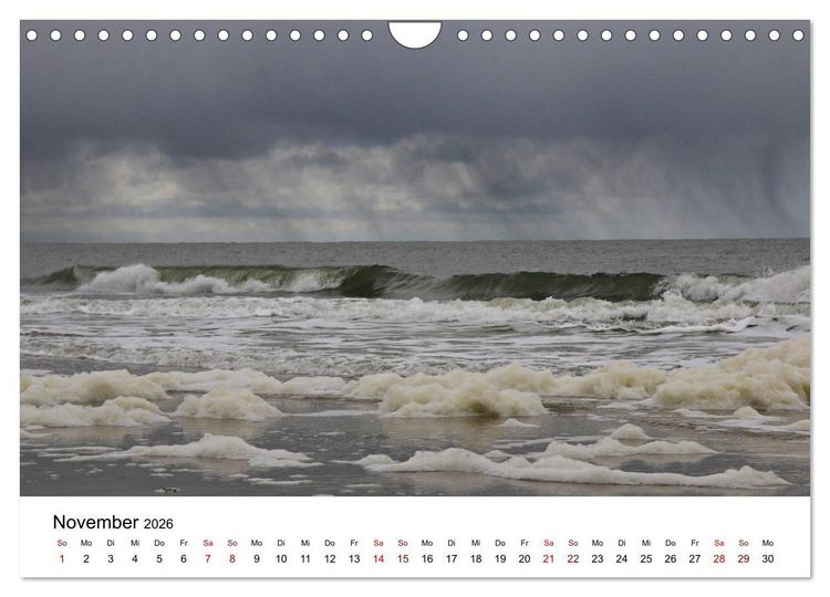 Produktbild: Insel Amrum - Ein Juwel unterm norddeutschen Himmel (Wandkalender 2026 DIN A4 quer), CALVENDO Monatskalender