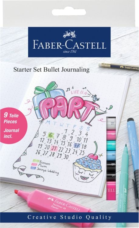 Produktbild: Faber-Castell Bullet Journaling Starter 9er Set