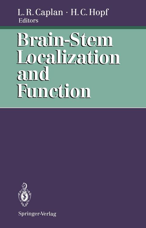 Produktbild: Brain-Stem Localization and Function