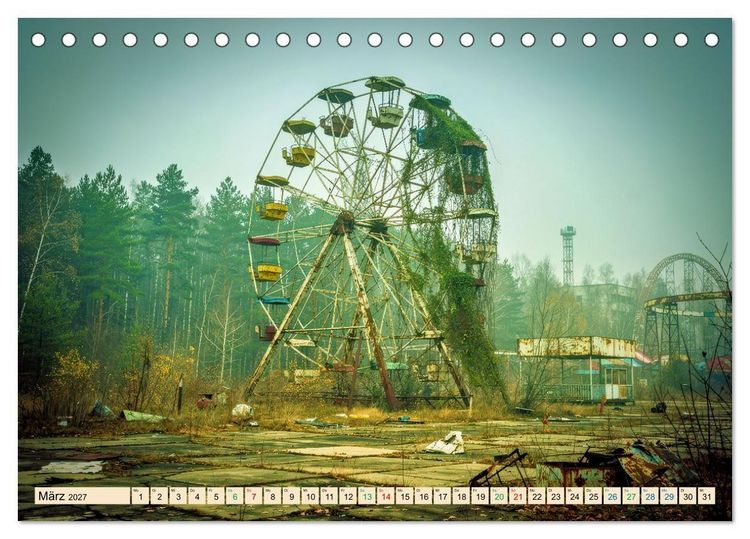 Produktbild: Lost Places &ndash; Stille Zeugen der Vergangenheit (Tischkalender 2027 DIN A5 quer), CALVENDO Monatskalender