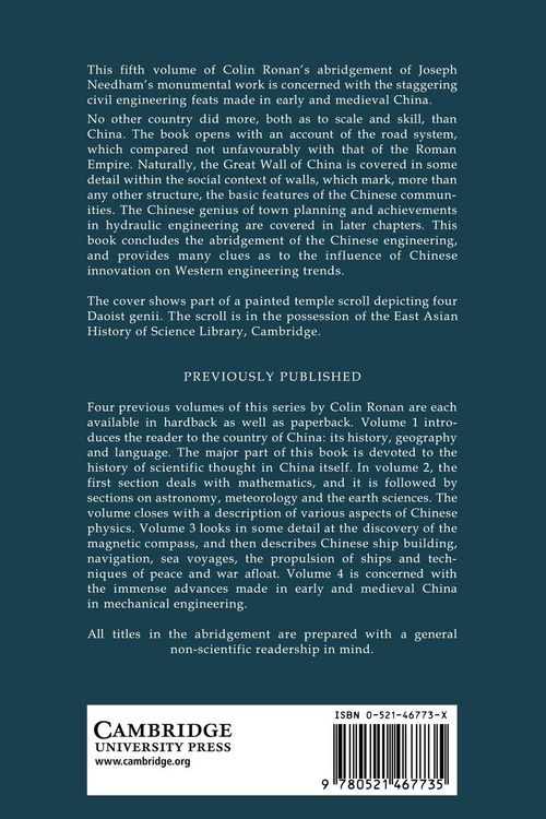 Produktbild: The Shorter Science and Civilisation in China
