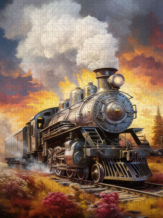 Produktbild: CALVENDO Puzzle Steampunk-Lokomotiven | 1000 Teile Lege-Gr&ouml;&szlig;e 64x48cm Foto-Puzzle f&uuml;r gl&uuml;ckliche Stunden