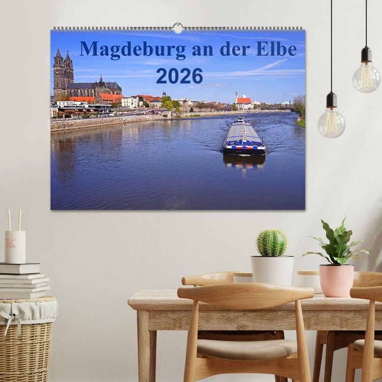 Produktbild: Magdeburg an der Elbe 2026 (Wandkalender 2026 DIN A2 quer), CALVENDO Monatskalender
