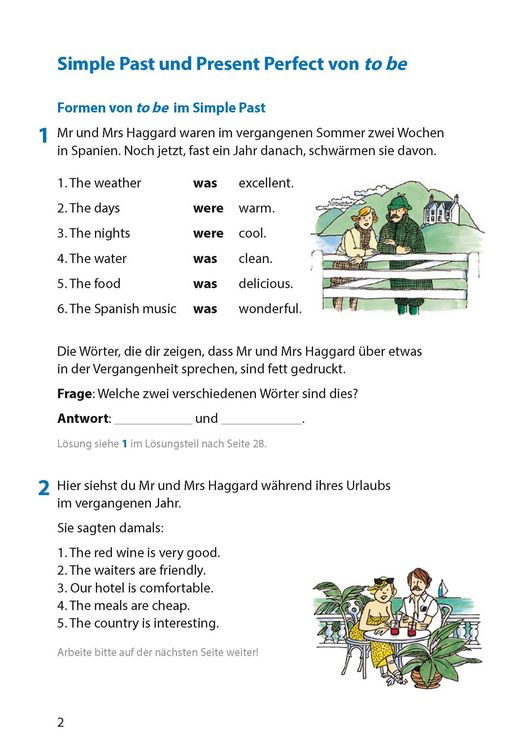 Produktbild: Simple Past & Present Perfect. Englisch ab 6. Klasse und f&uuml;r Erwachsene, A5-Heft