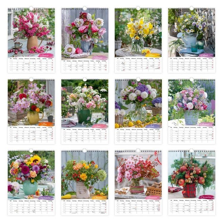 Produktbild: TR&Ouml;TSCH - Classickalender Blumenkalender 2027