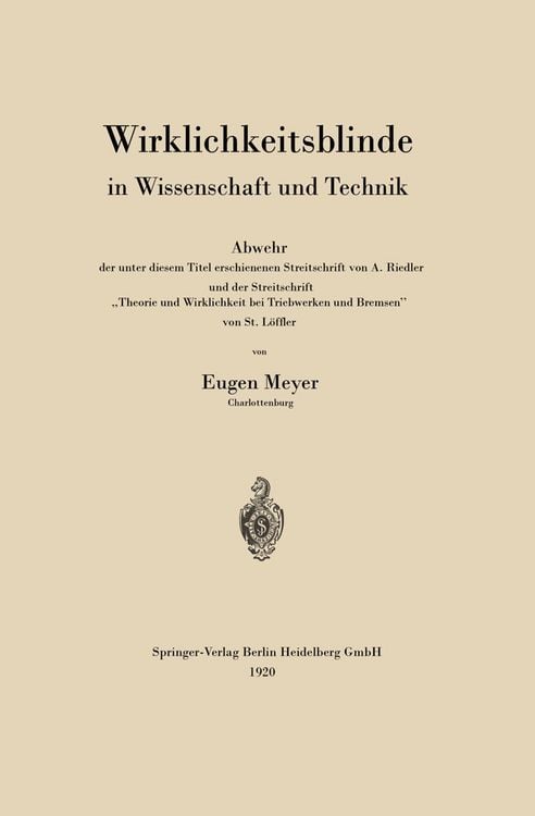 Produktbild: Wirklichkeitsblinde in Wissenschaft und Technik