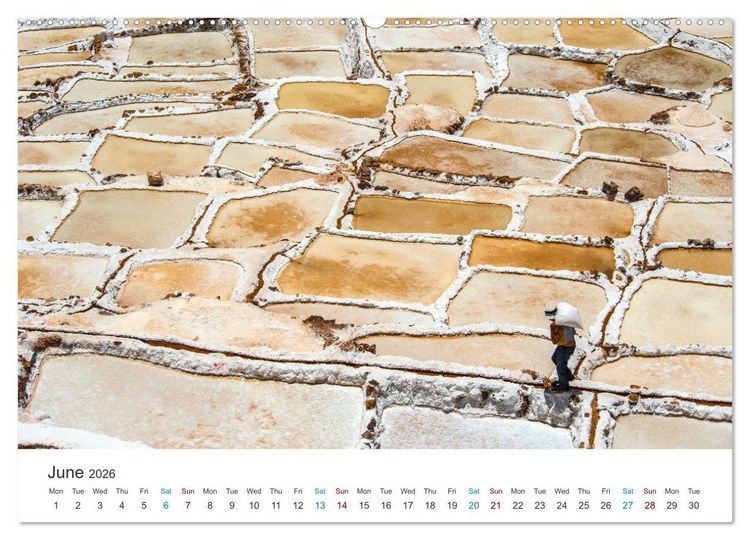 Produktbild: Mysterious Peru (Wall Calendar 2026 DIN A2 landscape), CALVENDO 12 Month Wall Calendar