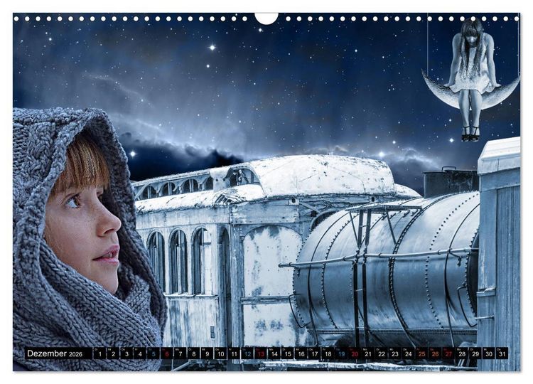 Produktbild: EISENBAHN - Dampf, Diesel und Strom (Wandkalender 2026 DIN A3 quer), CALVENDO Monatskalender