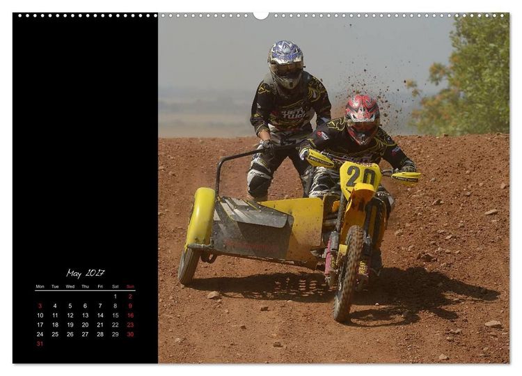 Produktbild: Motocross - MX UK-Version (High Quality Premium Wall Calendar 2027 DIN A2 landscape),CALVENDO 12 Month Wall Calendar