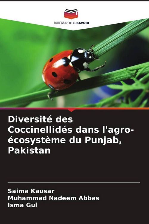 Produktbild: Diversit&eacute; des Coccinellid&eacute;s dans l'agro-&eacute;cosyst&egrave;me du Punjab, Pakistan