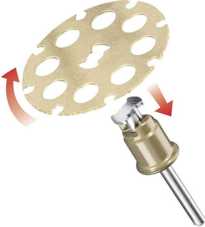 Produktbild: Dremel 544 2615S544JB Trennscheibe gerade 38 mm 1 St. Holz, Laminat