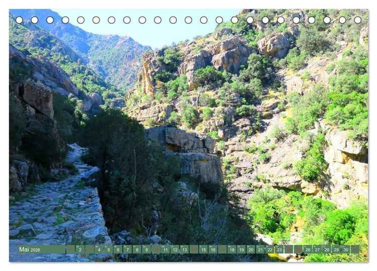 Produktbild: Korsika - Wandern zu den Naturwundern (Tischkalender 2026 DIN A5 quer), CALVENDO Monatskalender