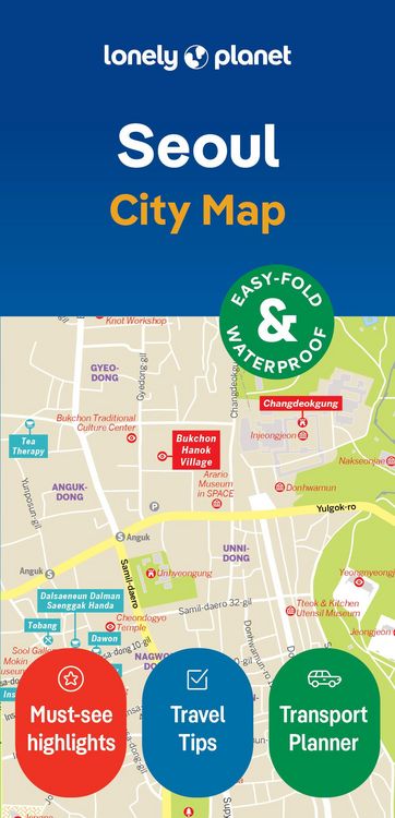 Produktbild: Lonely Planet Seoul City Map