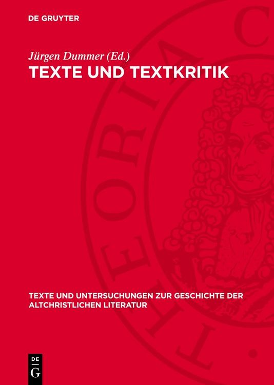 Produktbild: Texte und Textkritik