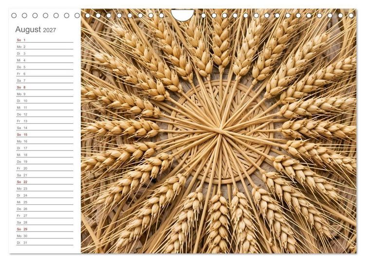 Produktbild: Natural Mandalas - Kraftvolle KI Mandalas aus Naturmaterialien (Wandkalender 2027 DIN A4 quer), CALVENDO Monatskalender