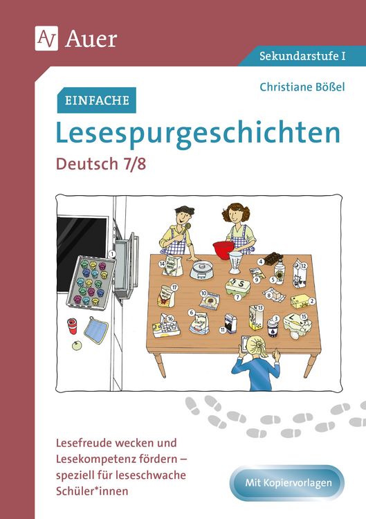 Produktbild: Einfache Lesespurgeschichten Deutsch 7-8