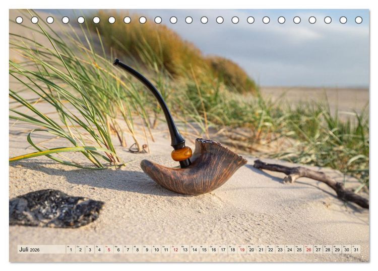 Produktbild: Tabakpfeifenkunst (Tischkalender 2026 DIN A5 quer), CALVENDO Monatskalender