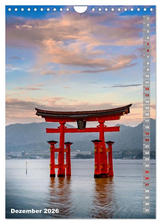 Produktbild: DER ZAUBER JAPANS Faszinierende Impressionen (Wandkalender 2026 DIN A4 hoch), CALVENDO Monatskalender