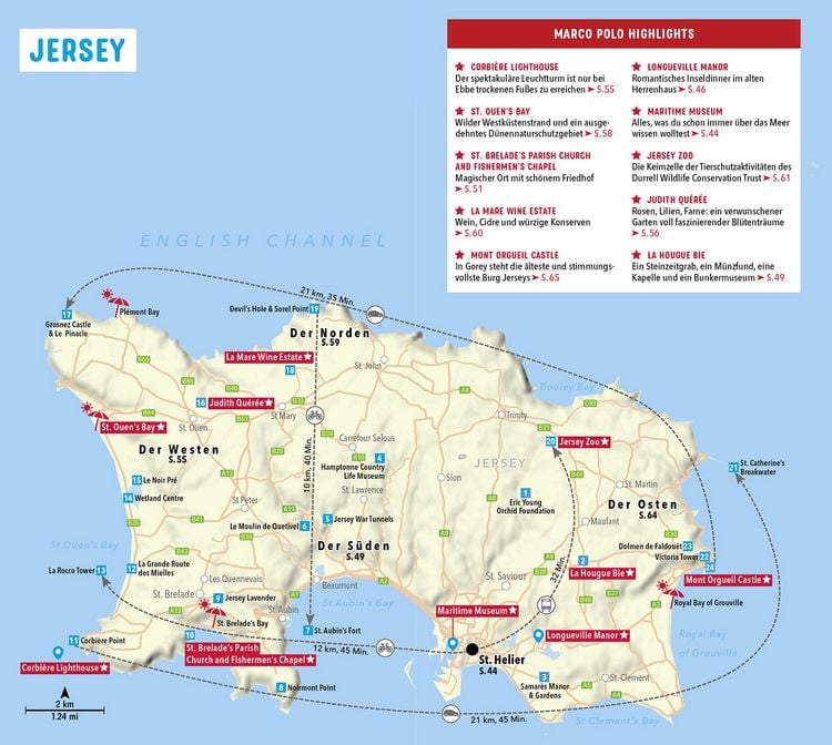 Produktbild: MARCO POLO Reisef&uuml;hrer Kanalinseln, Jersey, Guernsey, Sark, Herm, Alderney