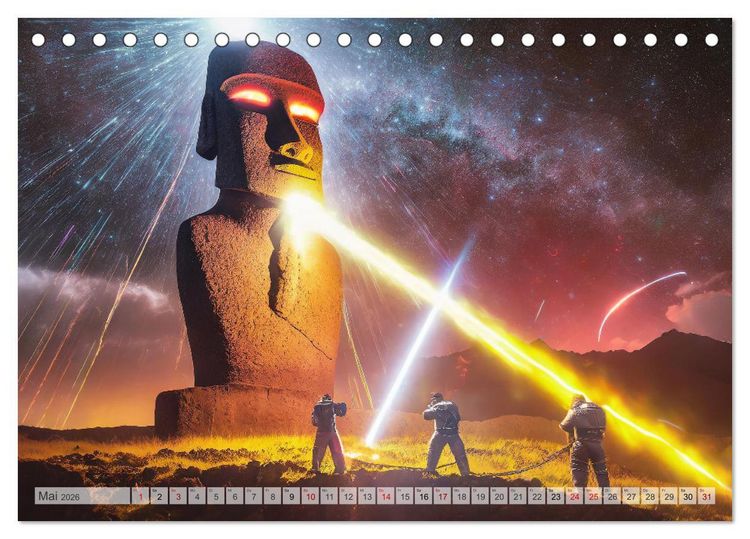 Produktbild: Dunkle Mysterien (Tischkalender 2026 DIN A5 quer), CALVENDO Monatskalender