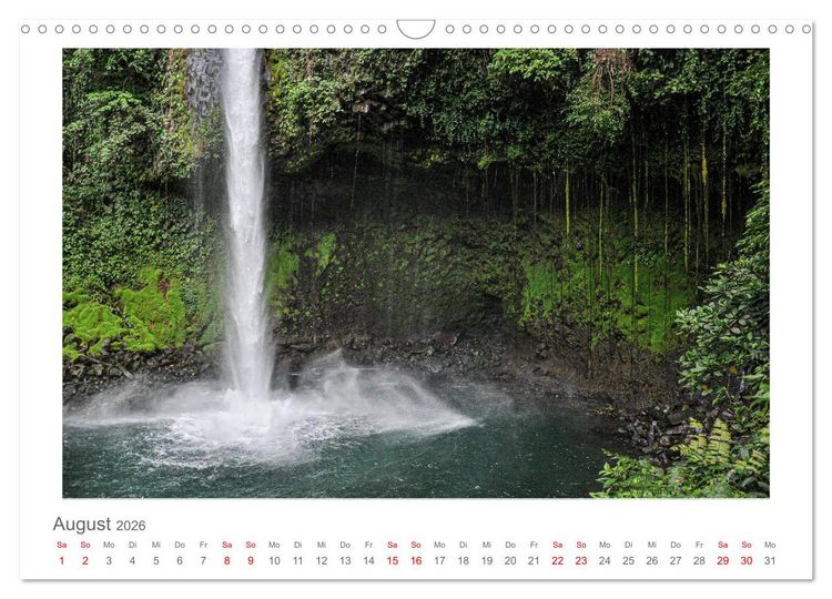 Produktbild: Costa Rica - unterwegs mit Julia Hahn (Wandkalender 2026 DIN A3 quer), CALVENDO Monatskalender