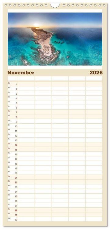 Produktbild: Familienplaner 2026 - SOKOTRA - Magische Insel mit 5 Spalten (Wandkalender, 21 x 45 cm) CALVENDO