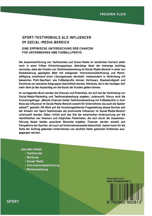 Produktbild: Sport-Testimonials als Influencer im Social-Media-Bereich