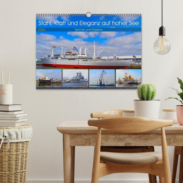 Produktbild: Stahl, Kraft und Eleganz auf hoher See (Wandkalender 2026 DIN A3 quer), CALVENDO Monatskalender