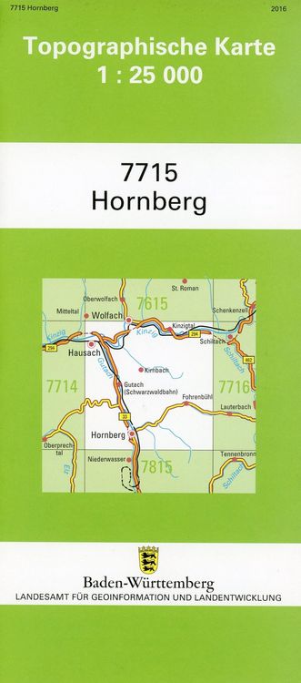 Produktbild: Hornberg 1 : 25 000