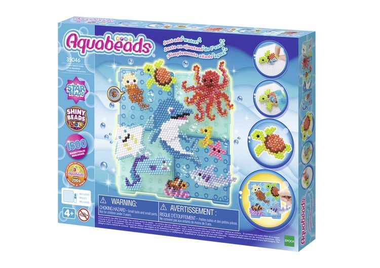 Produktbild: Aquabeads 35046 - Ocean Splash Scene, Ozean Bastelset, Bastelperlen