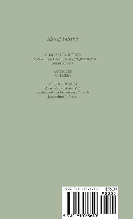 Produktbild: Multiple Authorship and the Myth of Solitary Genius