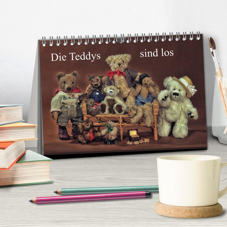 Produktbild: Die Teddys sind los (Tischkalender 2026 DIN A5 quer), CALVENDO Monatskalender
