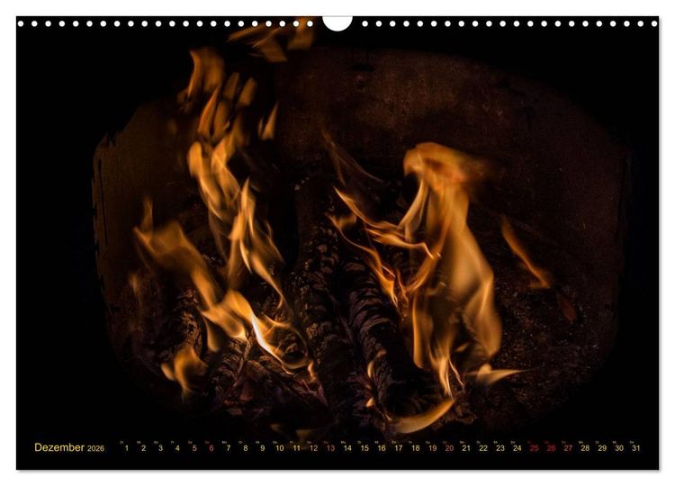 Produktbild: Feuerdrache (Wandkalender 2026 DIN A3 quer), CALVENDO Monatskalender