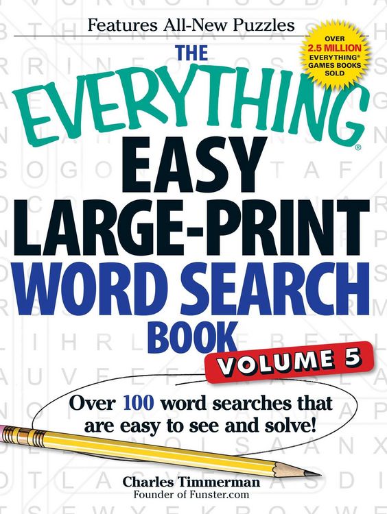 Produktbild: The Everything Easy Large-Print Word Search Book, Volume 5