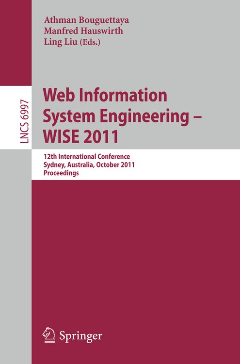 Produktbild: Web Information System Engineering -- WISE 2011