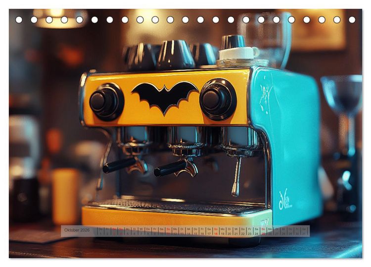 Produktbild: Dein Kaffeegenuss (Tischkalender 2026 DIN A5 quer), CALVENDO Monatskalender
