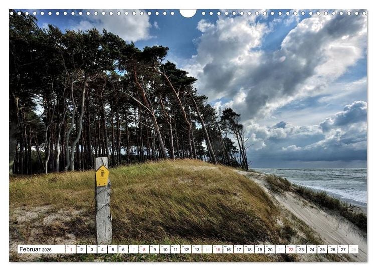 Produktbild: Naturschauspiel Dar&szlig;er Weststrand (Wandkalender 2026 DIN A3 quer), CALVENDO Monatskalender