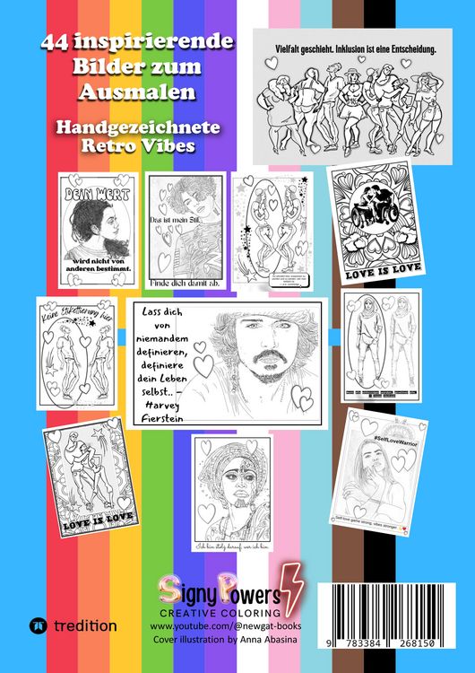 Produktbild: Malbuch Diversit&auml;t & Inklusion - Ausmalbuch f&uuml;r Erwachsene und Jugendliche