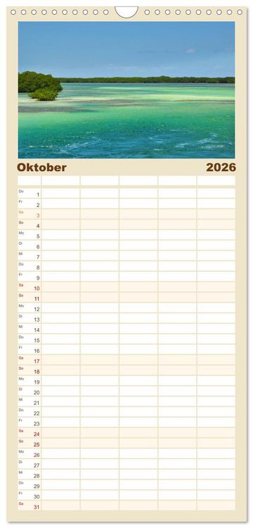 Produktbild: Familienplaner 2026 - Erlebe mit mir Lebenszeit mit 5 Spalten (Wandkalender, 21 x 45 cm) CALVENDO