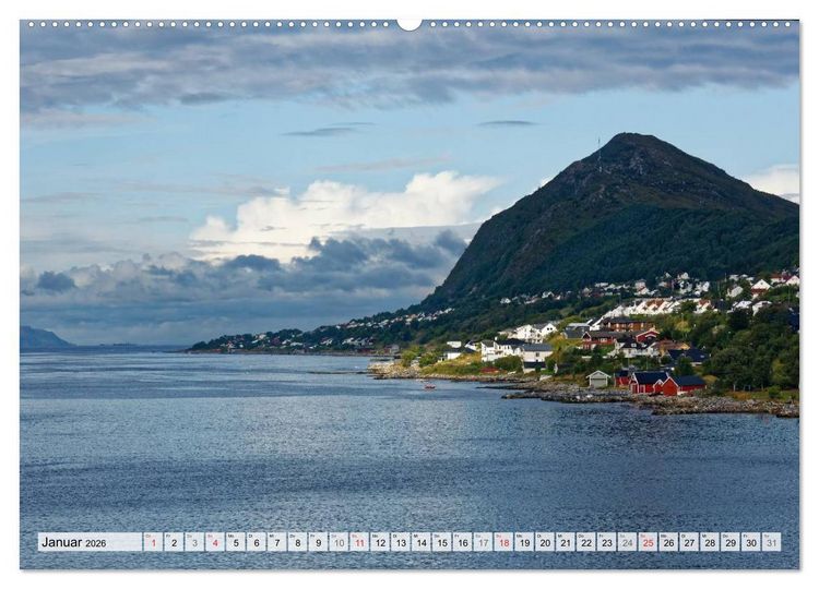 Produktbild: Hurtigruten - Faszination Natur (Wandkalender 2026 DIN A2 quer), CALVENDO Monatskalender