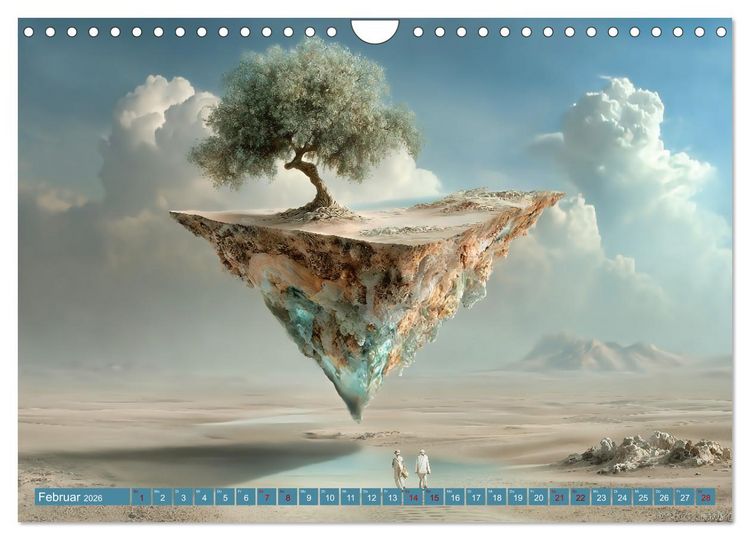 Produktbild: Zwischen Licht und Stille - Tr&auml;ume aus Licht und Form (Wandkalender 2026 DIN A4 quer), CALVENDO Monatskalender