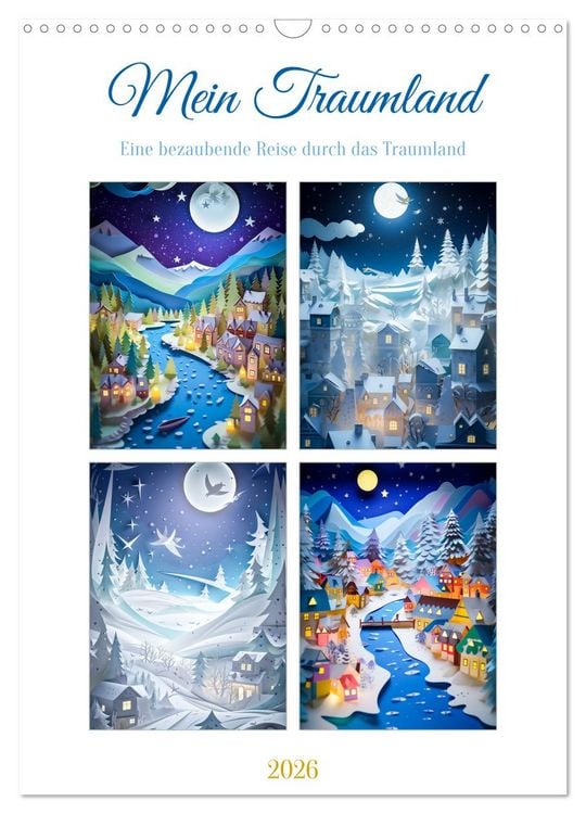 Produktbild: Mein Traumland (Wandkalender 2026 DIN A3 hoch), CALVENDO Monatskalender