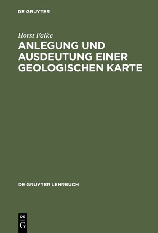 Produktbild: Anlegung und Ausdeutung einer geologischen Karte